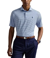 Polo Ralph Lauren RLX Golf Classic Fit Thin Stripe Performance Stretch Short Sleeve Polo Shirt