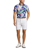 Polo Ralph Lauren RLX Golf Floral Print Performance Stretch Short Sleeve Polo Shirt