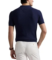 Polo Ralph Lauren RLX Golf Mesh-Knit Performance Stretch Short Sleeve Sweater Polo Shirt