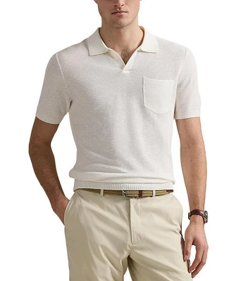 Polo Ralph Lauren RLX Golf Mesh-Knit Performance Stretch Short Sleeve Sweater Polo Shirt
