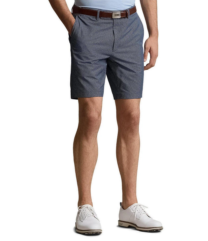 Polo Ralph Lauren RLX Golf Tailored-Fit Mini Print 9#double; Inseam Shorts