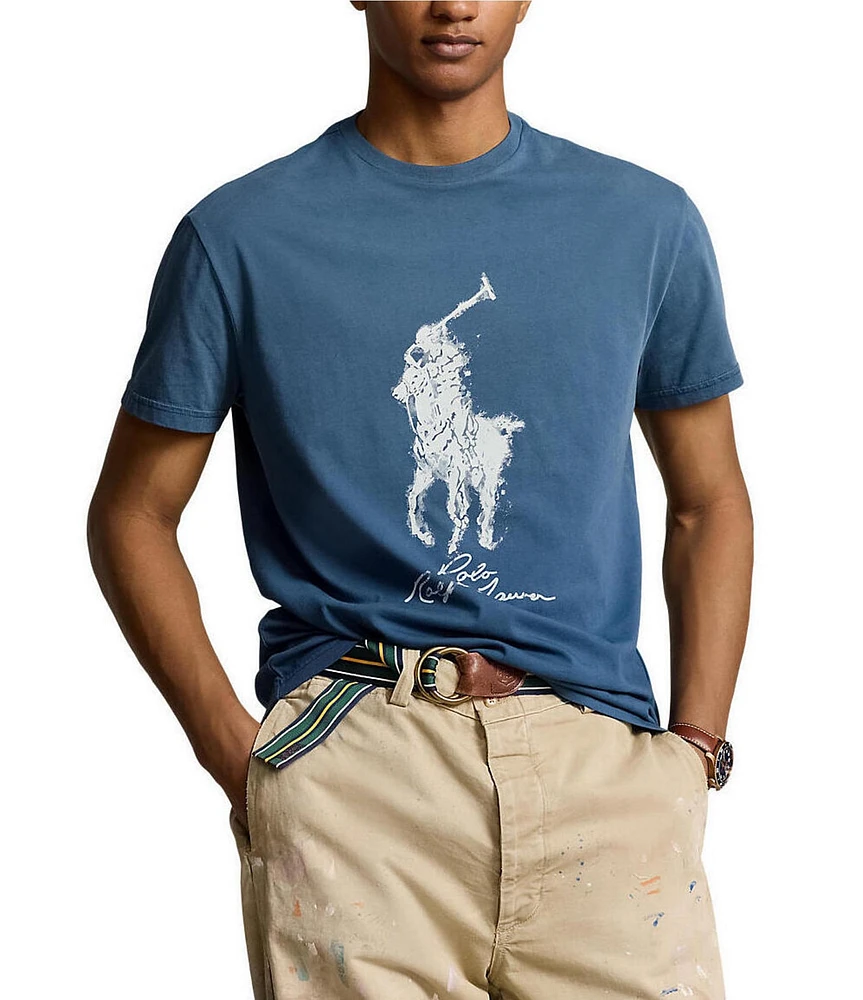 Polo Ralph Lauren Short Sleeve Classic Fit Big Pony Jersey Graphic T-Shirt