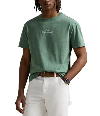 Polo Ralph Lauren Short Sleeve Classic Fit Chain-Stitch Logo Jersey T-Shirt