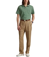 Polo Ralph Lauren Short Sleeve Linen-Blend Jersey Polo Shirt