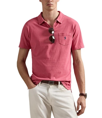 Polo Ralph Lauren Short Sleeve Linen-Blend Jersey Polo Shirt