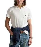 Polo Ralph Lauren Short Sleeve Linen-Blend Jersey Polo Shirt