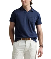 Polo Ralph Lauren Short Sleeve Linen-Blend Jersey Polo Shirt