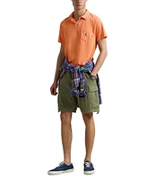 Polo Ralph Lauren Short Sleeve Linen-Blend Jersey Polo Shirt