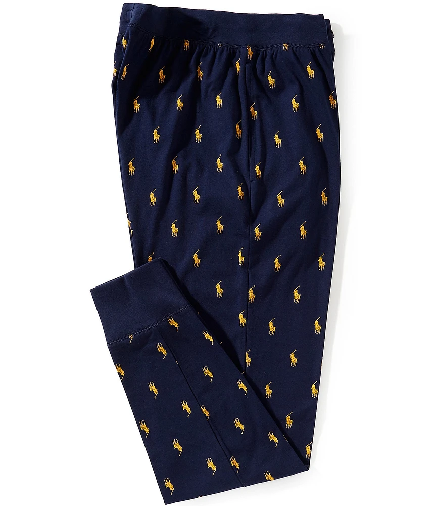 Polo Ralph Lauren Signature-Printed Jersey Sleep Joggers