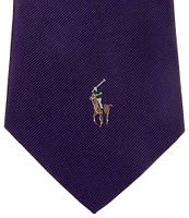 Polo Ralph Lauren Single Polo Player 3.5#double; Silk Repp Tie