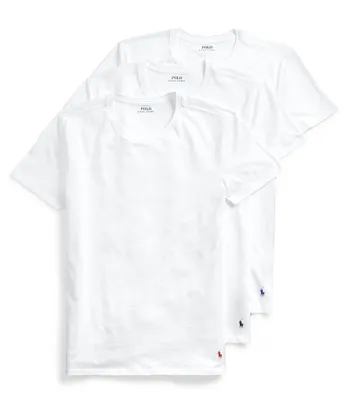 Polo Ralph Lauren Slim Fit Assorted Crew T-Shirt 3-Pack