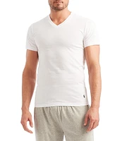 Polo Ralph Lauren Slim Fit Cotton V-Neck Undershirt T-Shirt 5-Pack