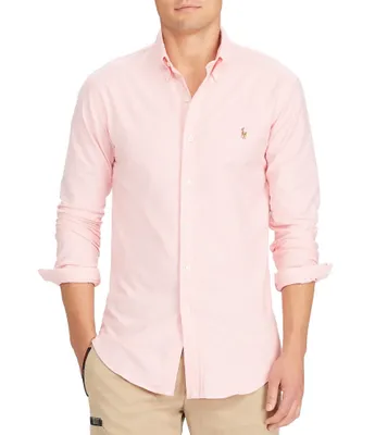 Polo Ralph Lauren Slim-Fit Solid Stretch Oxford Long-Sleeve Woven Shirt