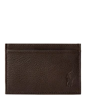 Polo Ralph Lauren Slim Pebbled Leather Card Case