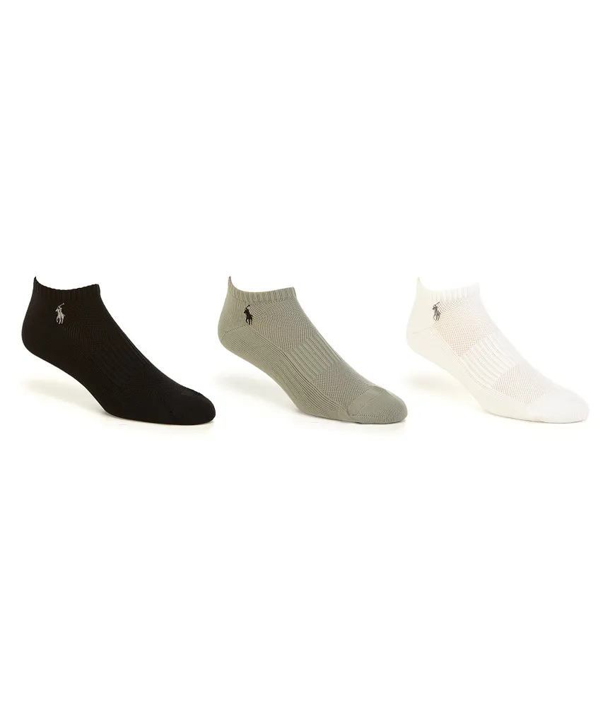 Polo Ralph Lauren Athletic Ankle Socks 3-Pack