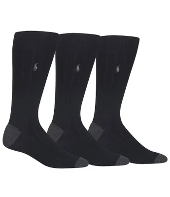 Polo Ralph Lauren Soft Touch Dress Socks Assorted 3-Pack