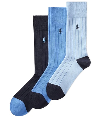 Polo Ralph Lauren Soft Touch Dress Socks Assorted 3-Pack