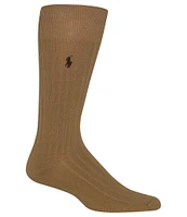 Polo Ralph Lauren Solid Cotton Rib Crew Socks