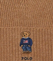 Polo Ralph Lauren Solid Flag Bear Beanie