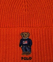 Polo Ralph Lauren Solid Flag Bear Beanie