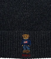 Polo Ralph Lauren Solid Flag Bear Beanie