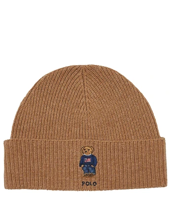 Polo Ralph Lauren Solid Flag Bear Beanie