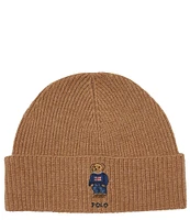 Polo Ralph Lauren Solid Flag Bear Beanie