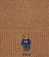 Polo Ralph Lauren Solid Flag Bear Beanie