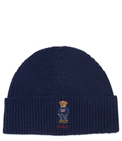 Polo Ralph Lauren Solid Flag Bear Beanie