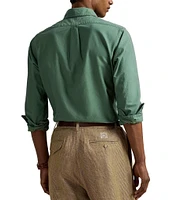 Polo Ralph Lauren Solid Garment-Dye Oxford Classic Fit Long Sleeve Woven Shirt