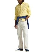 Polo Ralph Lauren Solid Garment-Dye Oxford Classic Fit Long Sleeve Woven Shirt