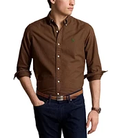 Polo Ralph Lauren Solid Garment-Dye Oxford Classic Fit Long Sleeve Woven Shirt