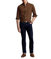 Polo Ralph Lauren Solid Garment-Dye Oxford Classic Fit Long Sleeve Woven Shirt