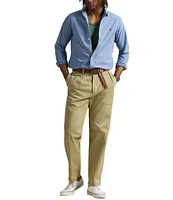 Polo Ralph Lauren Solid Garment-Dye Oxford Classic Fit Long Sleeve Woven Shirt
