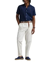 Polo Ralph Lauren Solid Linen Short Sleeve Woven Shirt