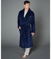 Polo Ralph Lauren Solid Microfiber Plush Robe