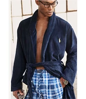 Polo Ralph Lauren Solid Microfiber Plush Robe