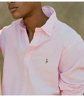 Polo Ralph Lauren Solid Oxford Long-Sleeve Woven Shirt