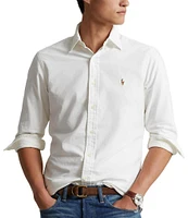 Polo Ralph Lauren Solid Oxford Long-Sleeve Woven Shirt