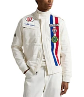 Polo Ralph Lauren Stretch Double-Knit Racing Track Jacket