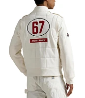 Polo Ralph Lauren Stretch Double-Knit Racing Track Jacket