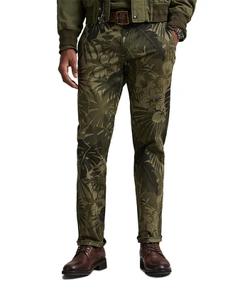 Polo Ralph Lauren Stretch Straight Fit Palm-Camo Chino Pants