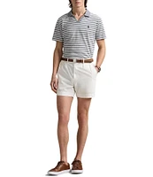 Polo Ralph Lauren Stripe Featherweight Mesh Short Sleeve Polo Shirt