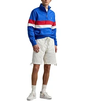 Polo Ralph Lauren Racing Stripe Interlock Quarter-Zip Pullover