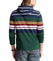 Polo Ralph Lauren Striped Jersey Long Sleeve Hooded T-Shirt