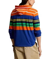 Polo Ralph Lauren Striped Jersey Long Sleeve Hooded T-Shirt