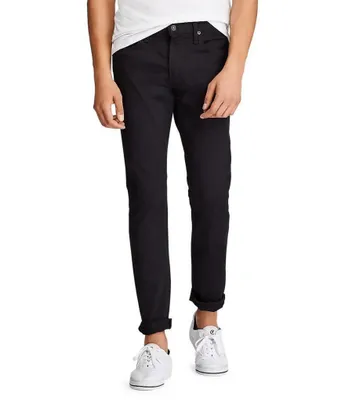 Polo Ralph Lauren Sullivan Slim-Fit Stretch Hudson Black Jeans