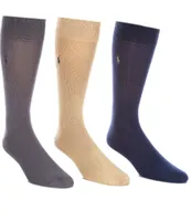 Polo Ralph Lauren Super Soft Dress Socks 3-Pack