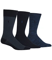 Polo Ralph Lauren Supersoft Birdseye Crew Socks 3-Pack