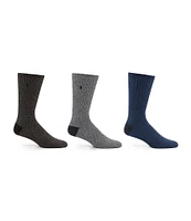 Polo Ralph Lauren Supersoft Ragg Crew Socks 3-Pack